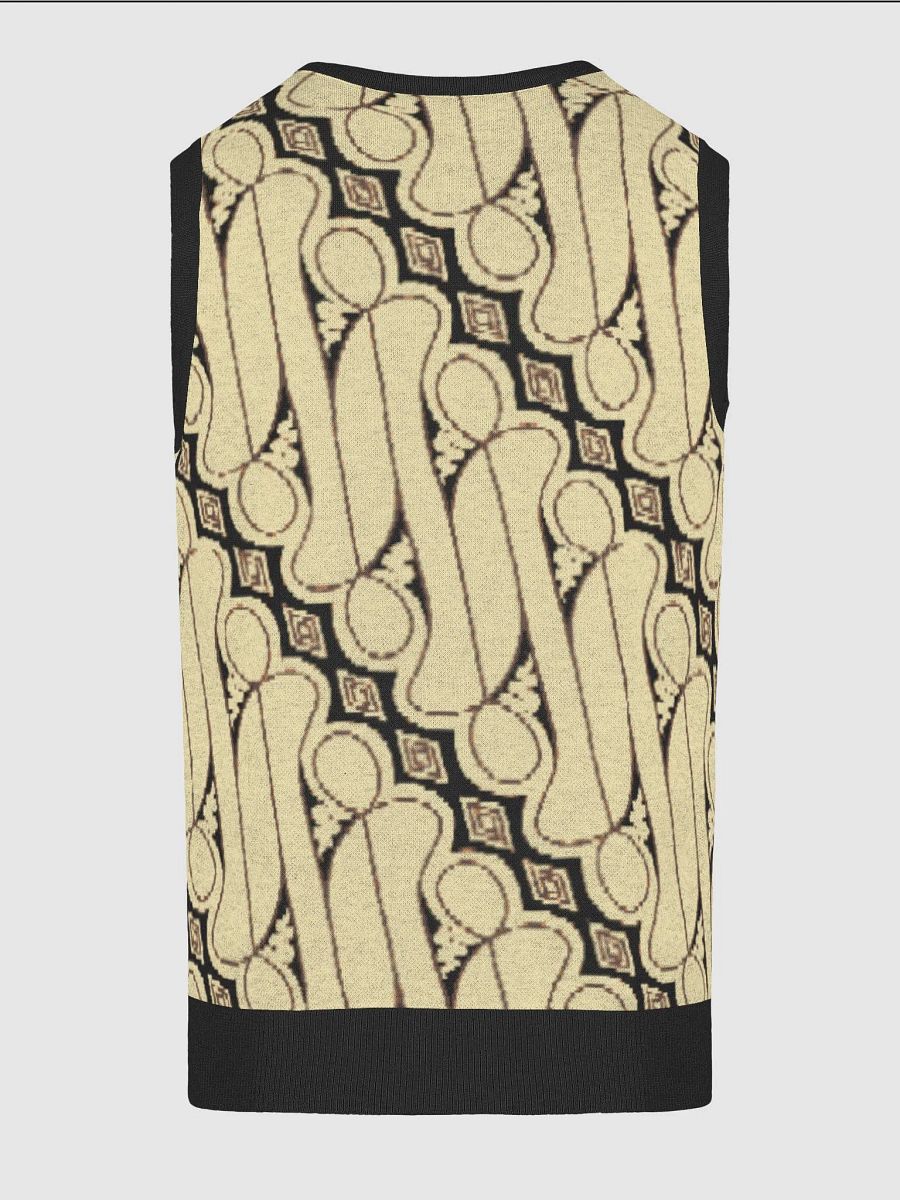 Batik Parang Rusak Knitted Relaxed Vest product image (4)