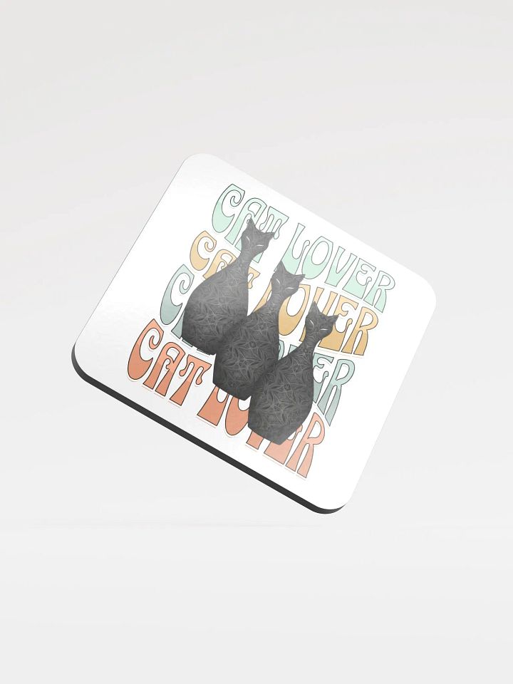 Cat Lover Feline Fantasy Glossed Cork Coaster Set product image (1)