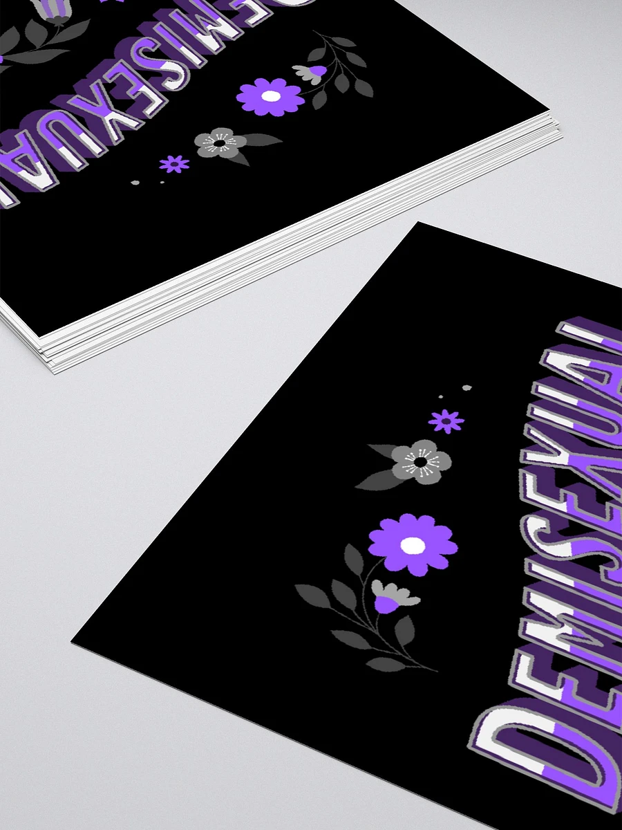 Floral Demisexual Sticker product image (10)