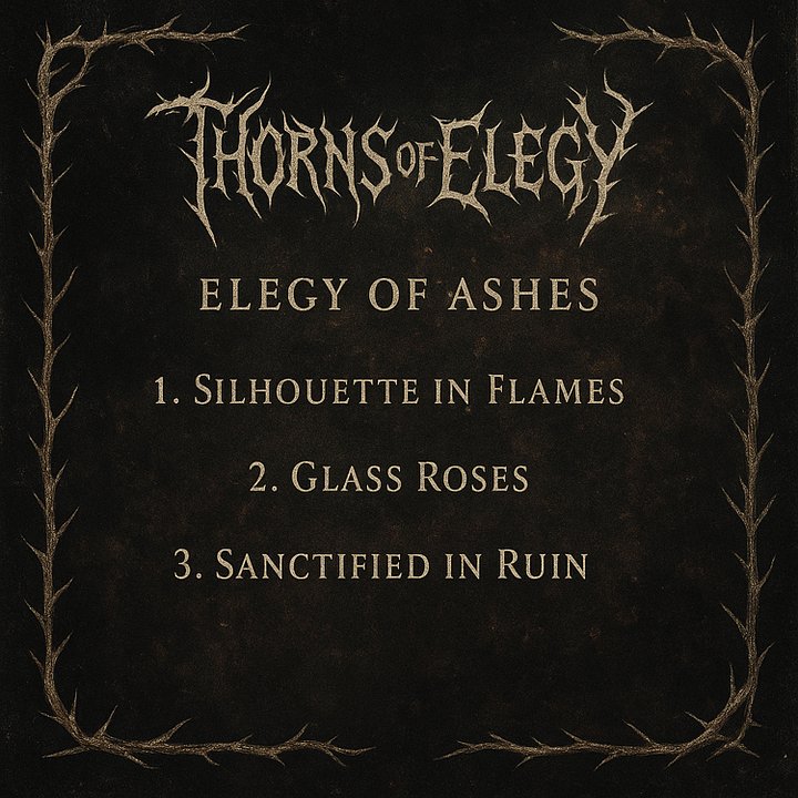 Thorns of Elegy - Elegy of Ashes ( Digital EP 2025) product image (2)