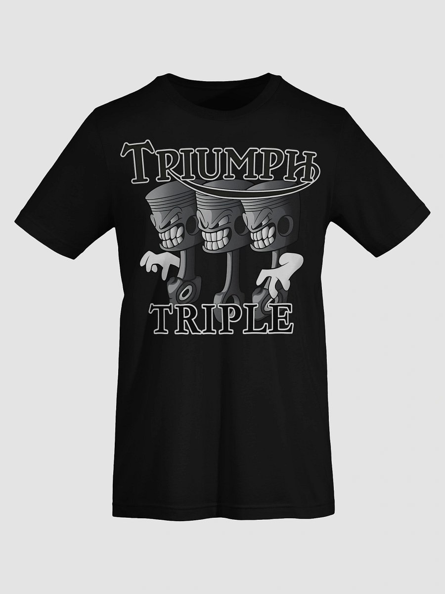 Triumph Triple Pistons Cartoon T-Shirt product image (4)