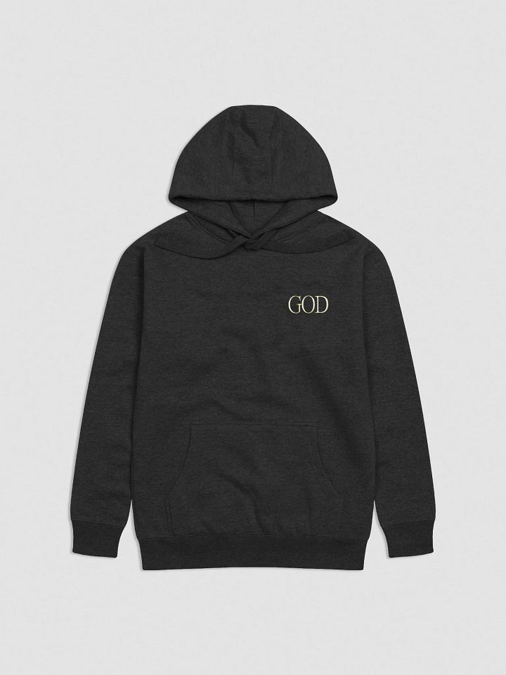Good Vs Evil - God's In My Heart - Cotton Heritage Unisex Premium Hoodie (EMBROIDED) product image (2)