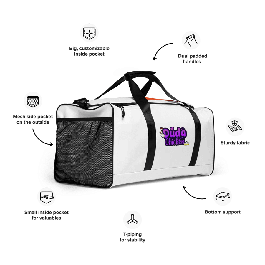 Egg-citing Adventure All-Over Duffle Bag product image (10)