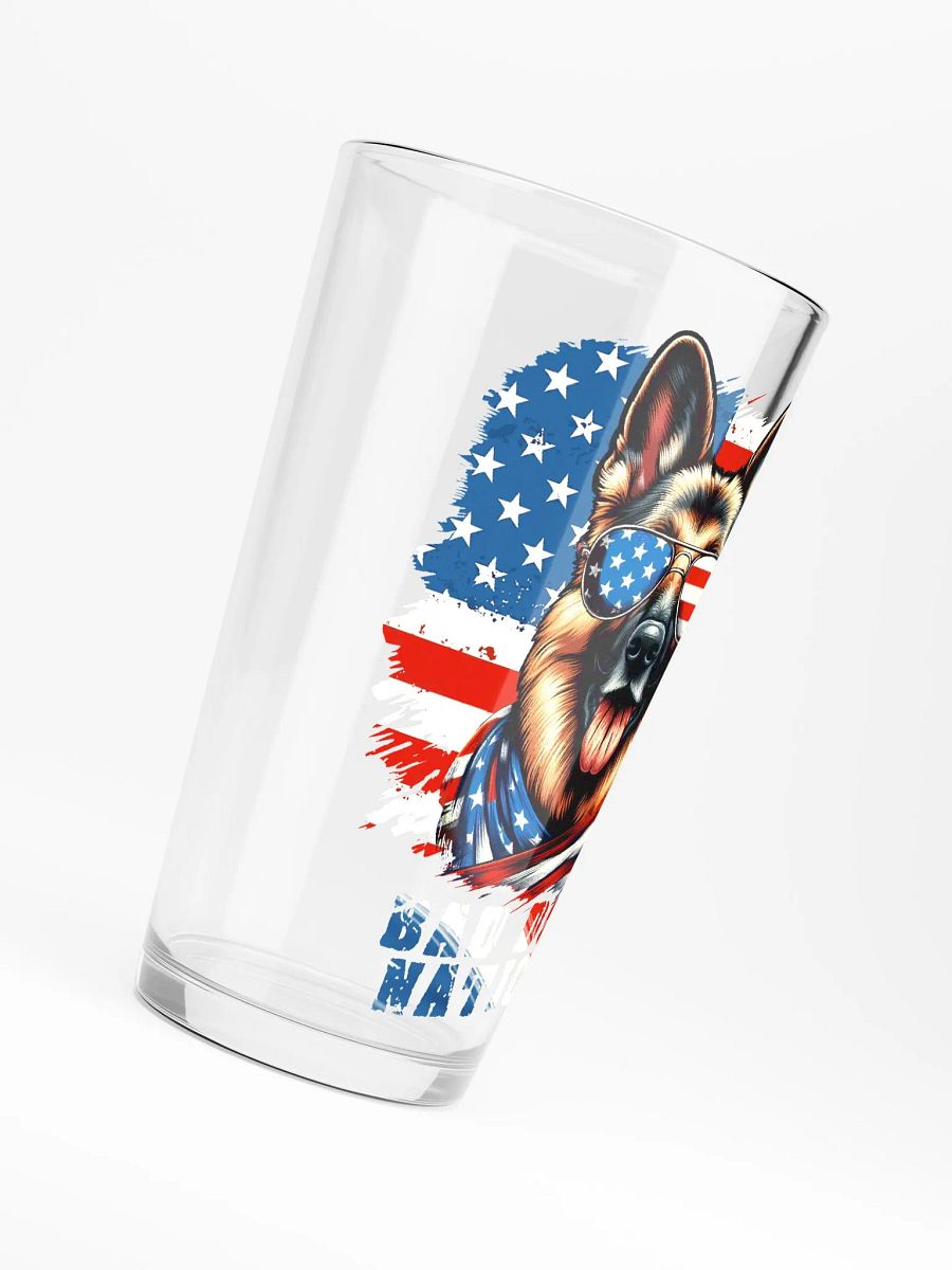 American German Shepherd - 16oz Pint Glass product image (6)