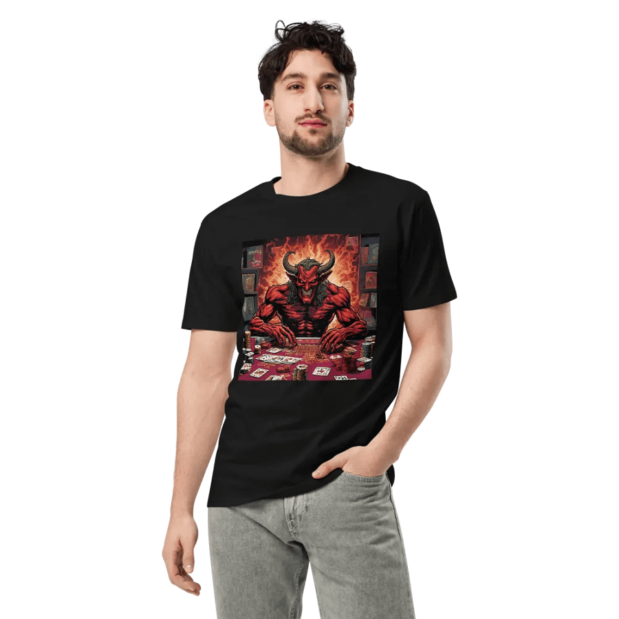 I HAVE A GAMBLING DEMON TEE product image (3)