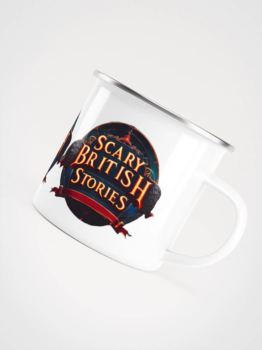 Scary British stories, enamel campfire mug product image (3)