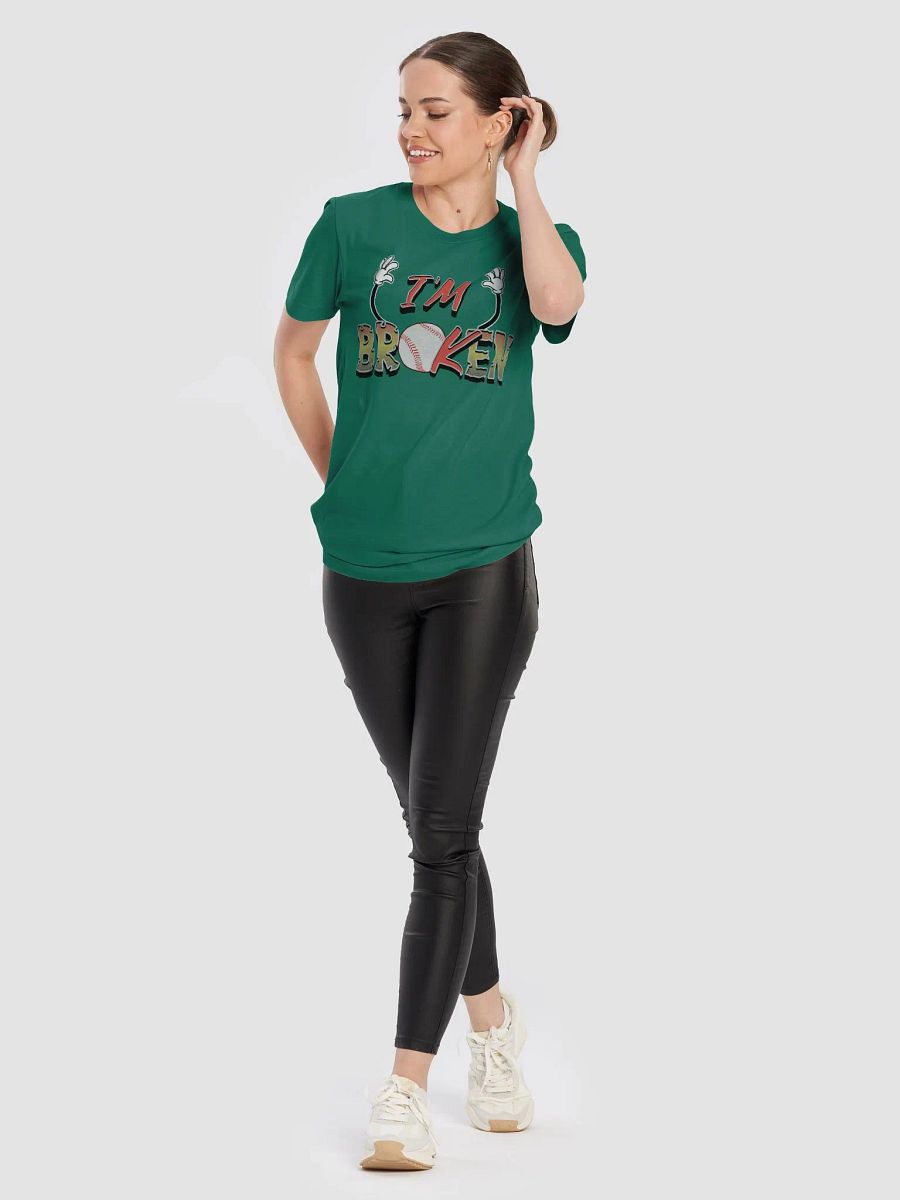 Im Broken Im Ok Baseball Hands Playful Gesture T-Shirt product image (30)