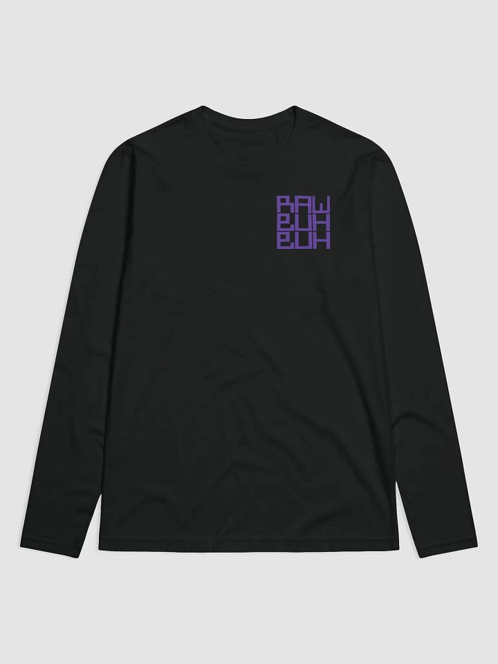 Pixel Logo Long Sleeve: Purple product image (3)