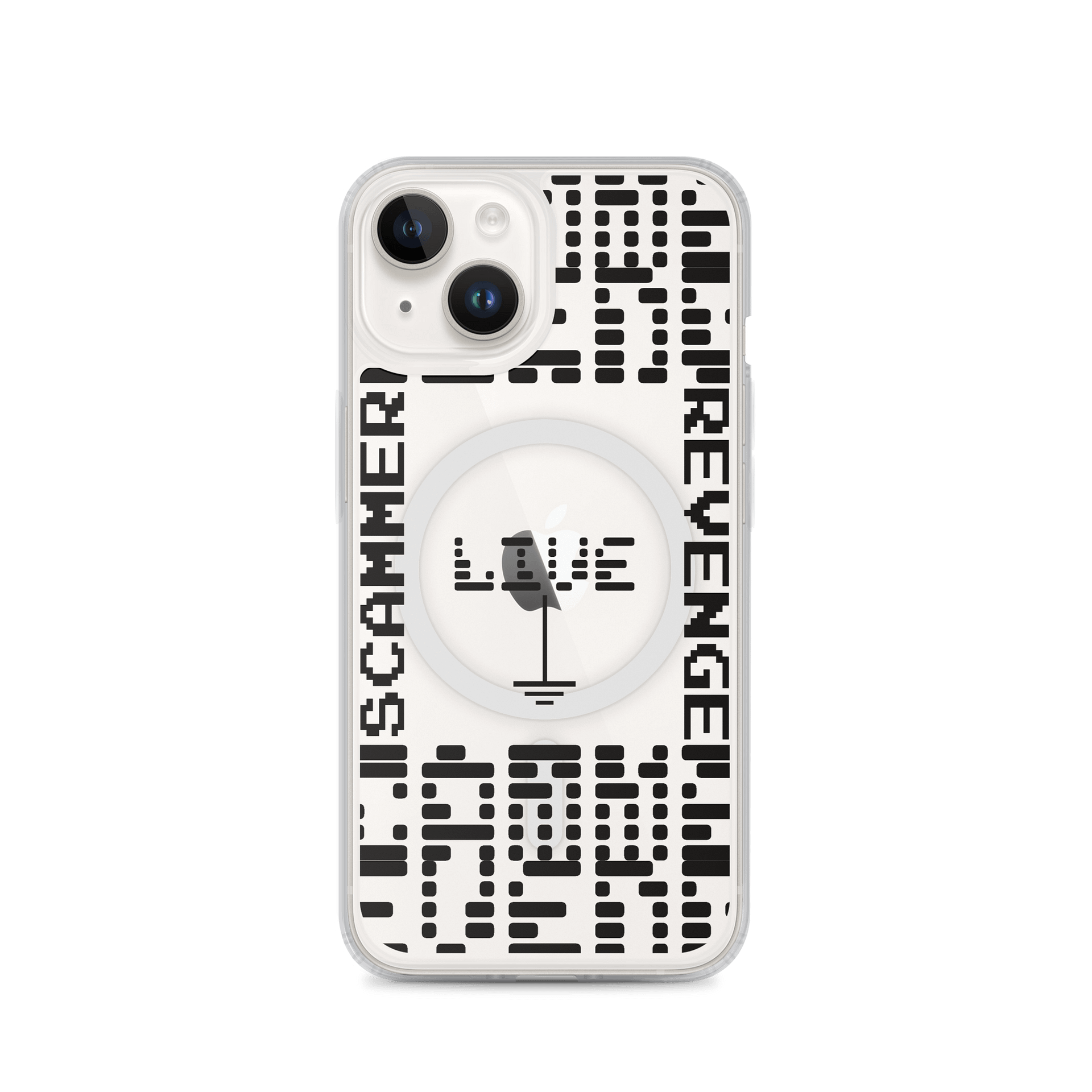 Scammer Revenge Live MagSafe Clear Case for iPhone product image (1)