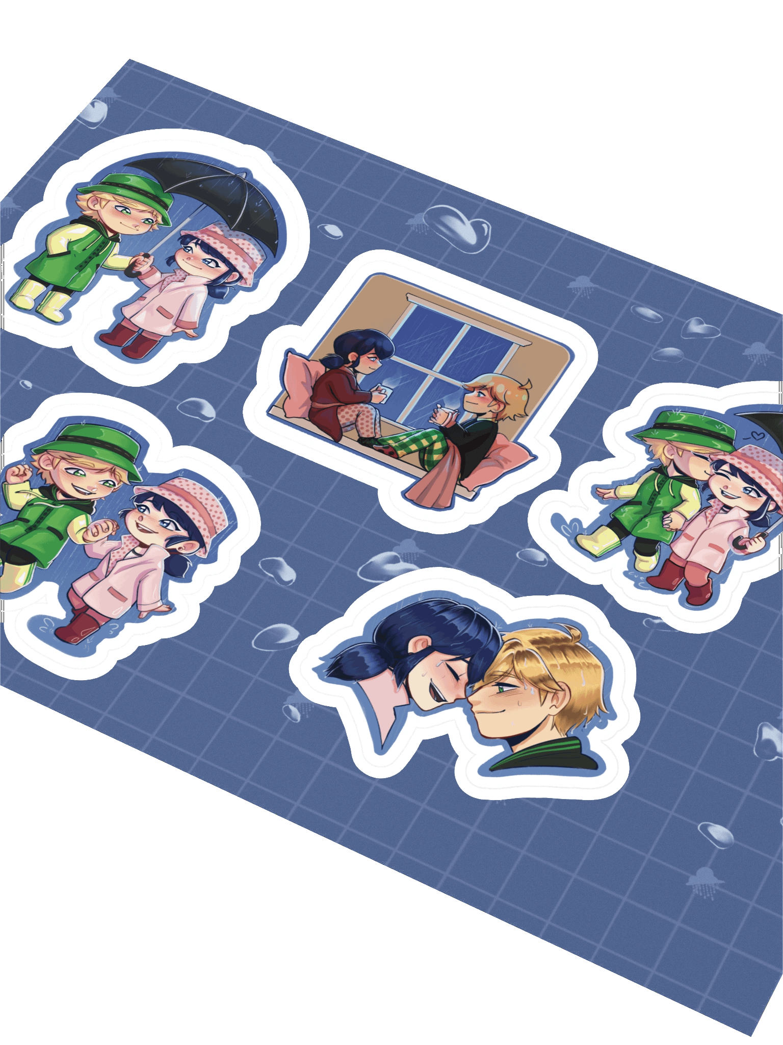 In the Rain Sticker Sheet product image (2)