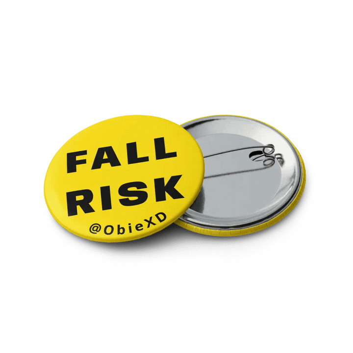 FALL RISK - Pins (Pack of 5) product image (1)
