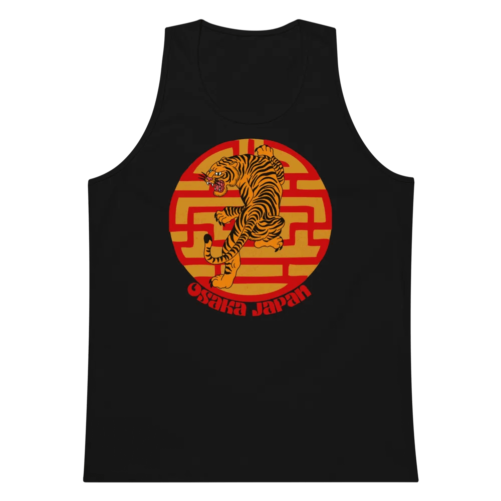 Fierce Tiger Leap Men's Tank Top product image (5)