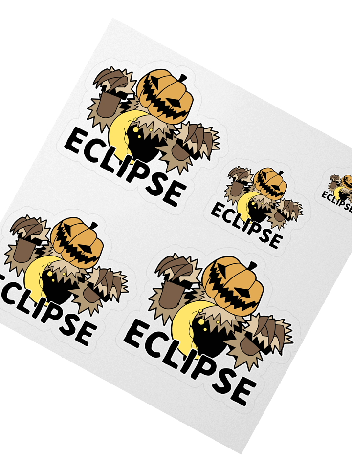 Eclipse Pumpkin King Kiss Cut Stickers product image (2)