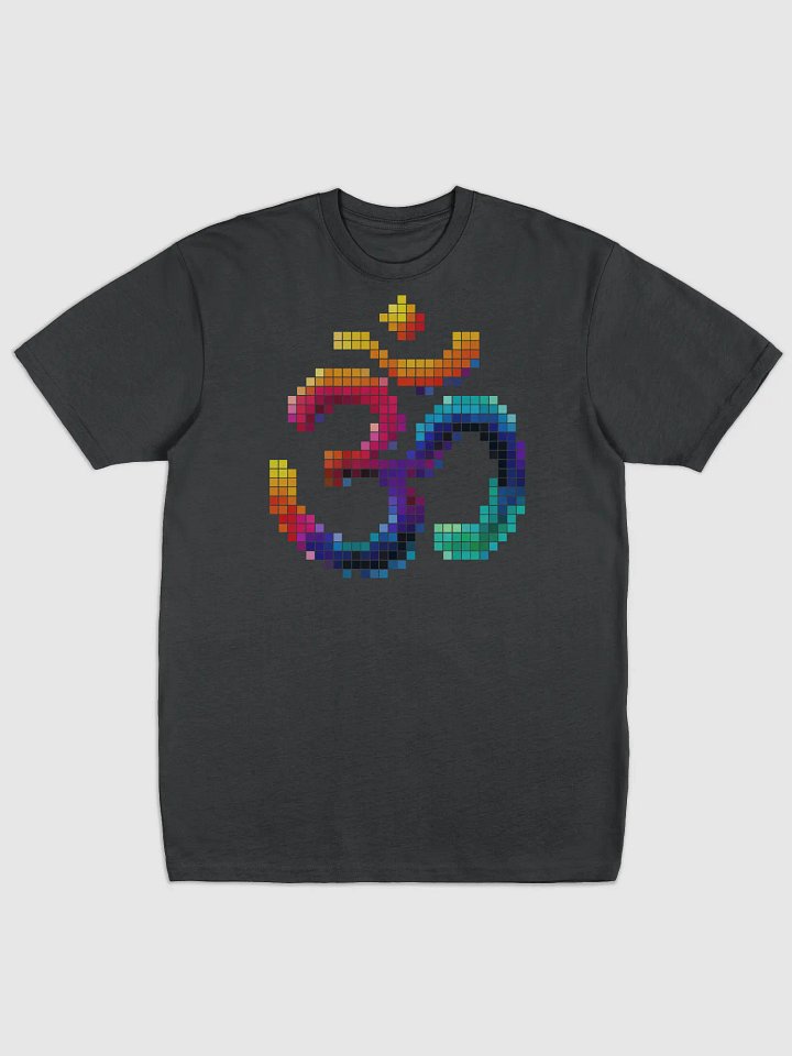 Pixelated Om Symbol Men's Tee product image (1)