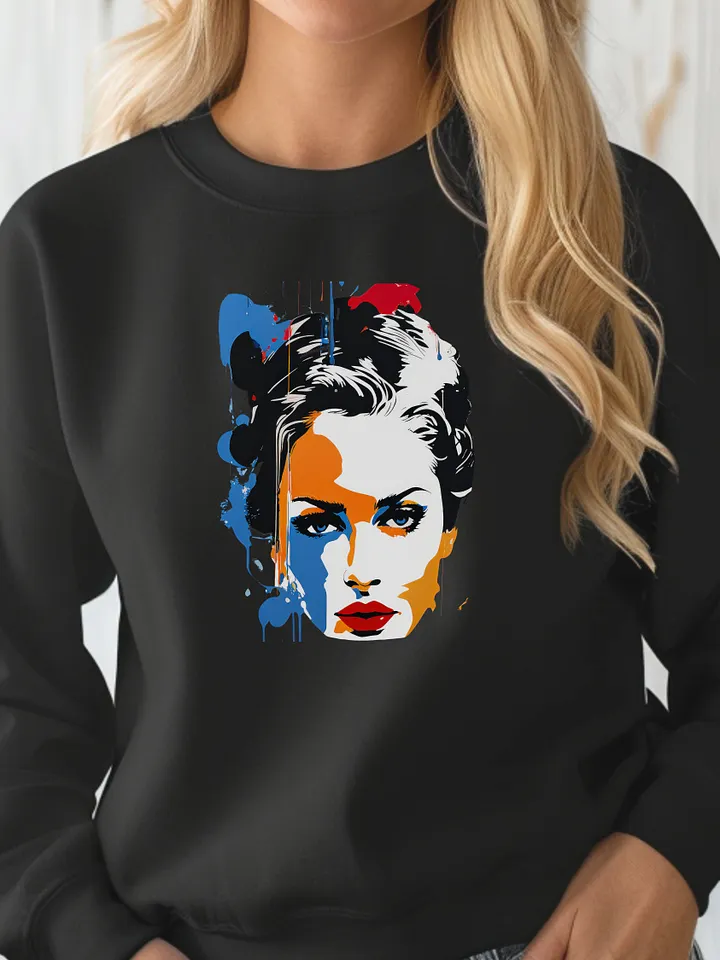 Abstract Girl - Lane Seven Premium Crewneck Sweatshirt product image (1)
