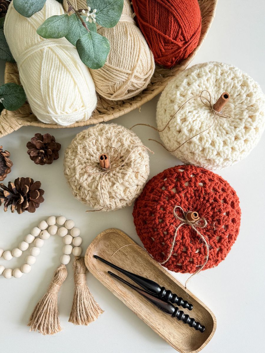 Fall For Granny Pumpkins Crochet Pattern product image (4)