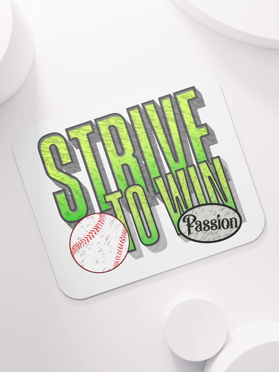 Strive To Win Baseball Passionate Strive Mouse Pad product image (5)