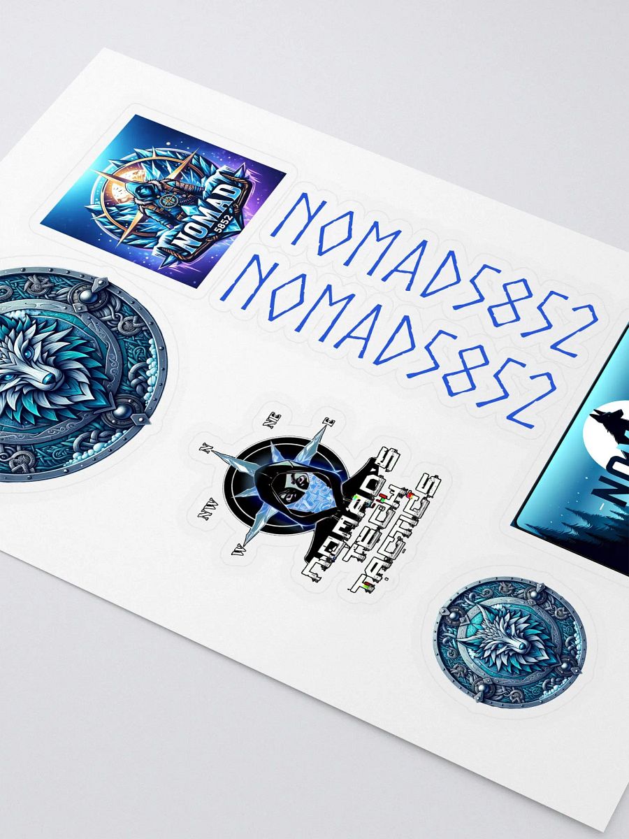 Mystic Wolf Shield Sticker Sheet product image (2)