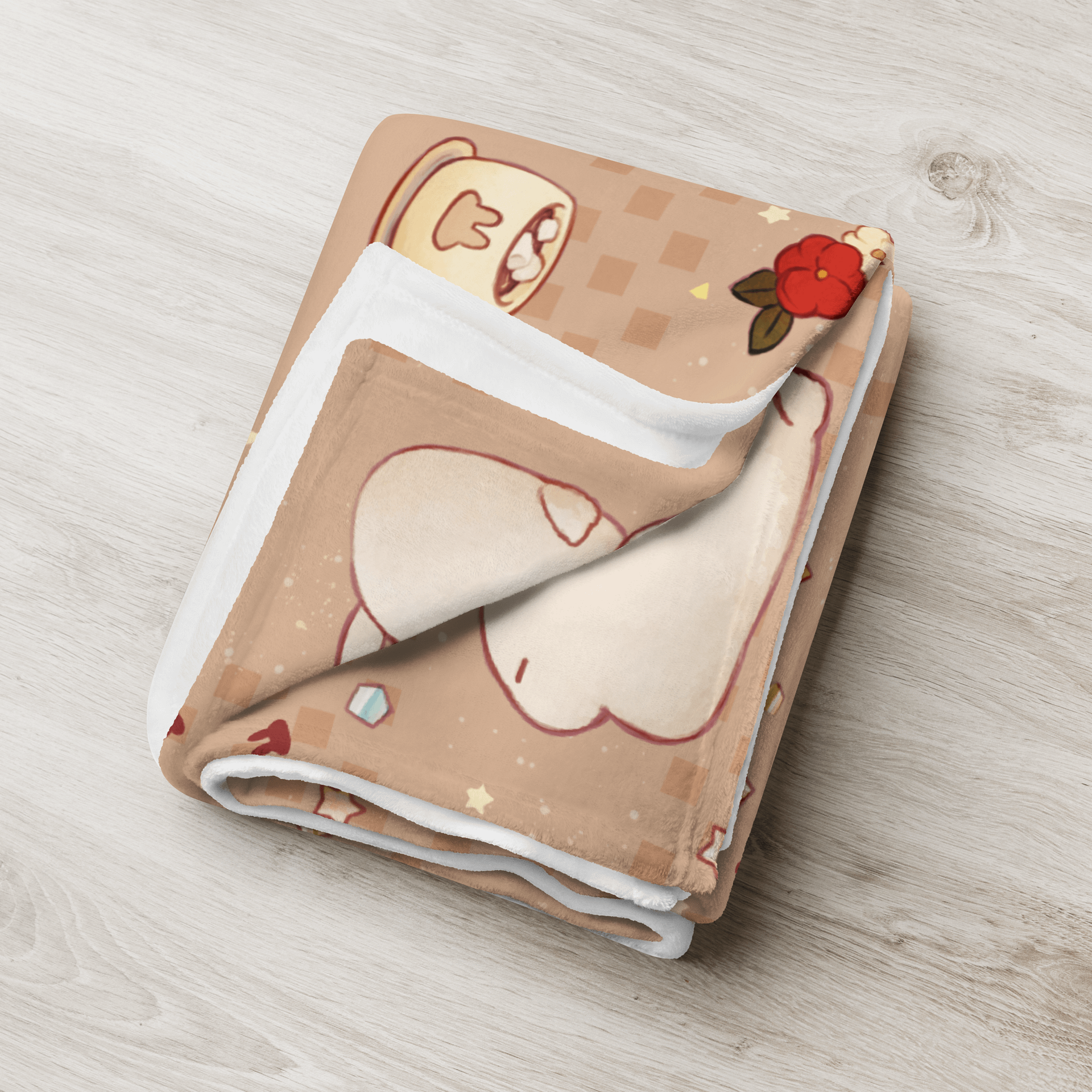 Winter Bunny Boss Throw Blanket product image (3)