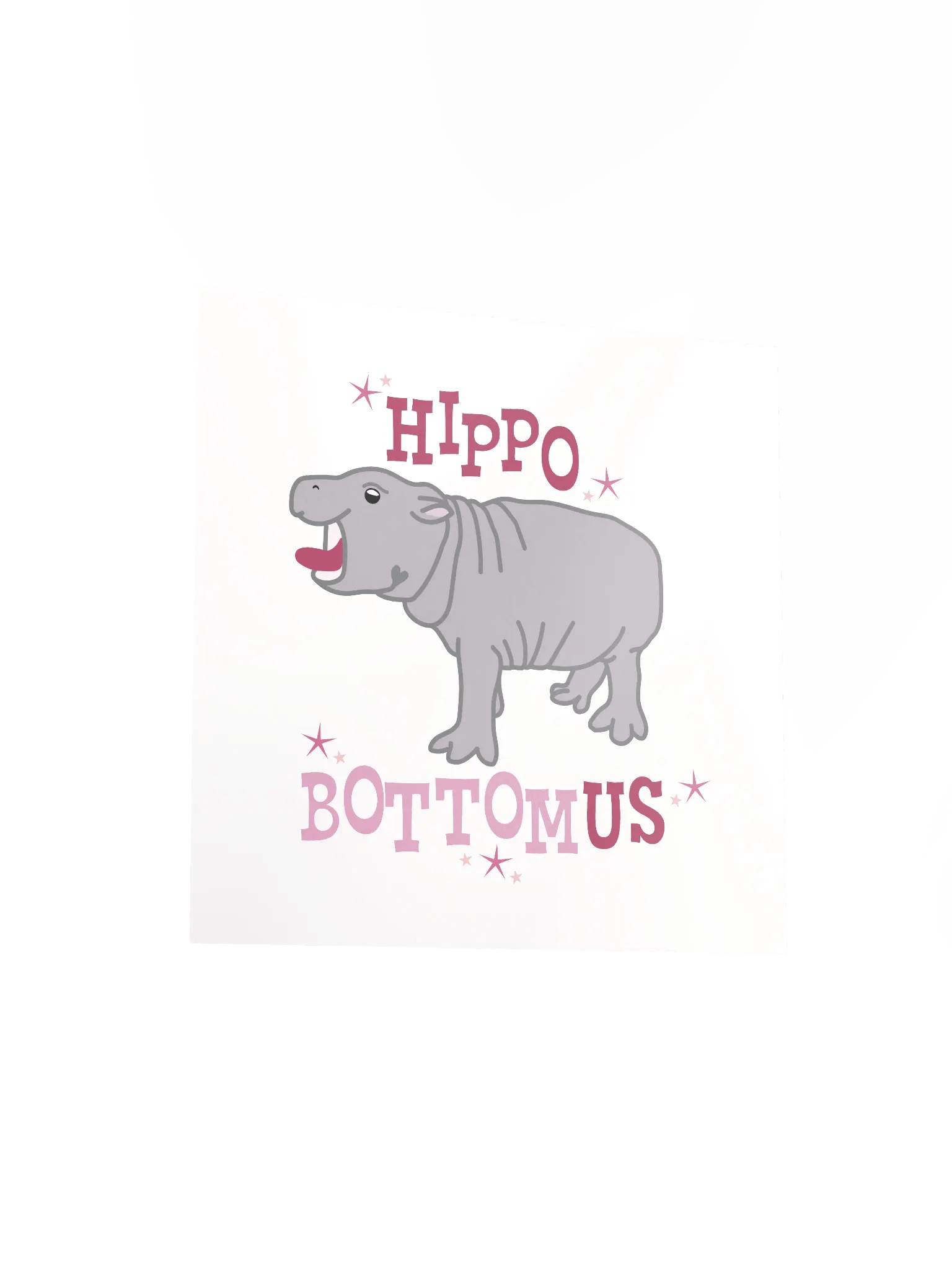 HippoBOTTOMus Print | Funny Gay Art product image (3)