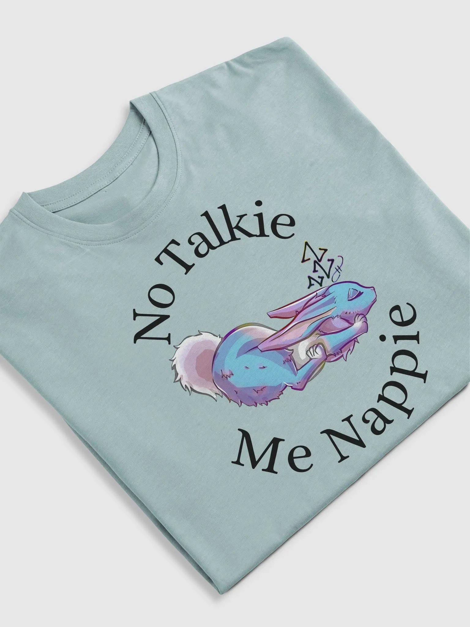 No Talking Me Nappie Shirt product image (5)