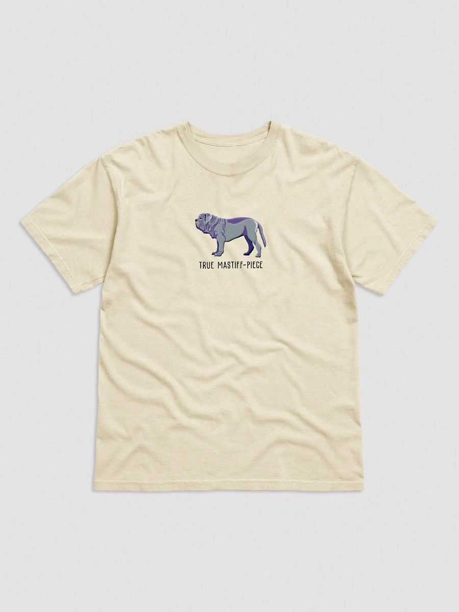 True Mastiff-Piece T-Shirt(Embroidered) of a Neapolitan Mastiff(Blue) product image (4)