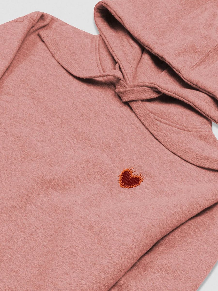 SnugglesCat Flaming Heart Logo | Embroidered Hoodie product image (3)