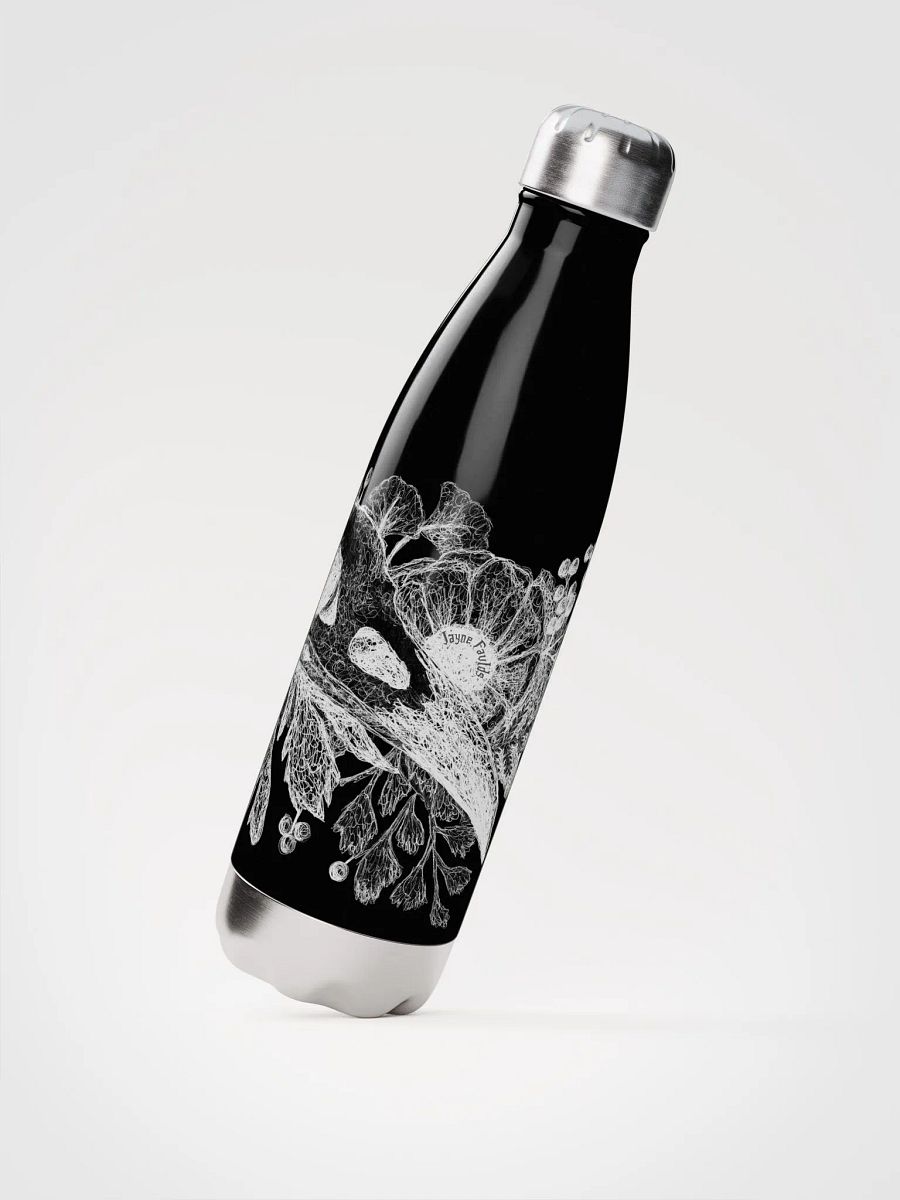 Raven Skull Stainless Steel Water Bottle product image (2)