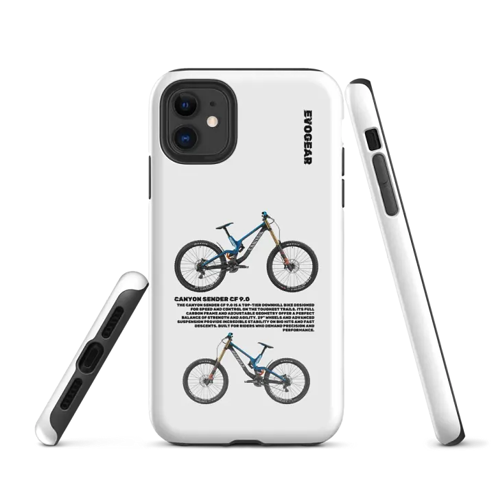 White Canyon Sender CF 9.0 iPhone Case product image (1)