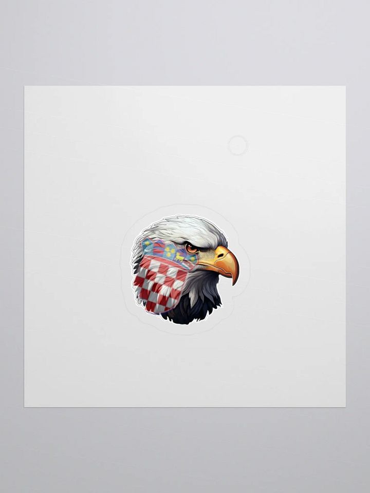 Croatian Eagle Flag Kiss Cut Stickers product image (1)