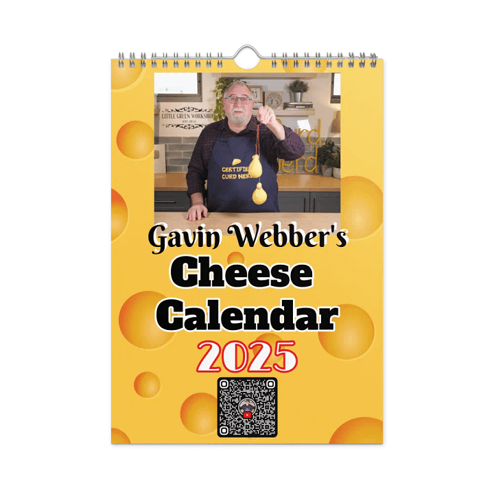 Gavin Webber's Cheese Calendar 2025 product image (1)