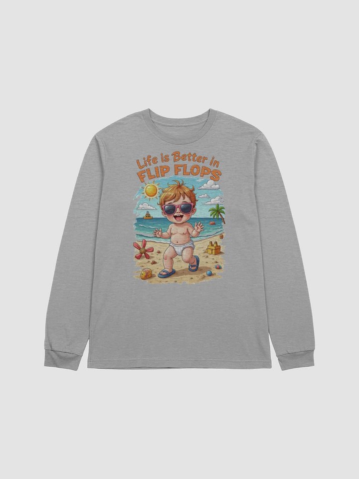 Life is Better in Flip Flops Long Sleeve Tee product image (1)