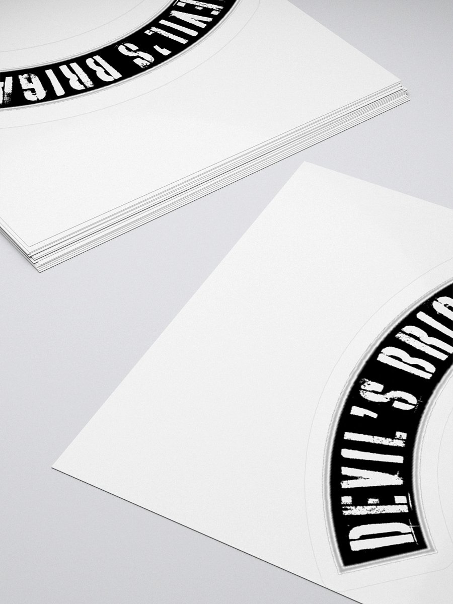 Devil's Brigade Rocker Sticker product image (10)