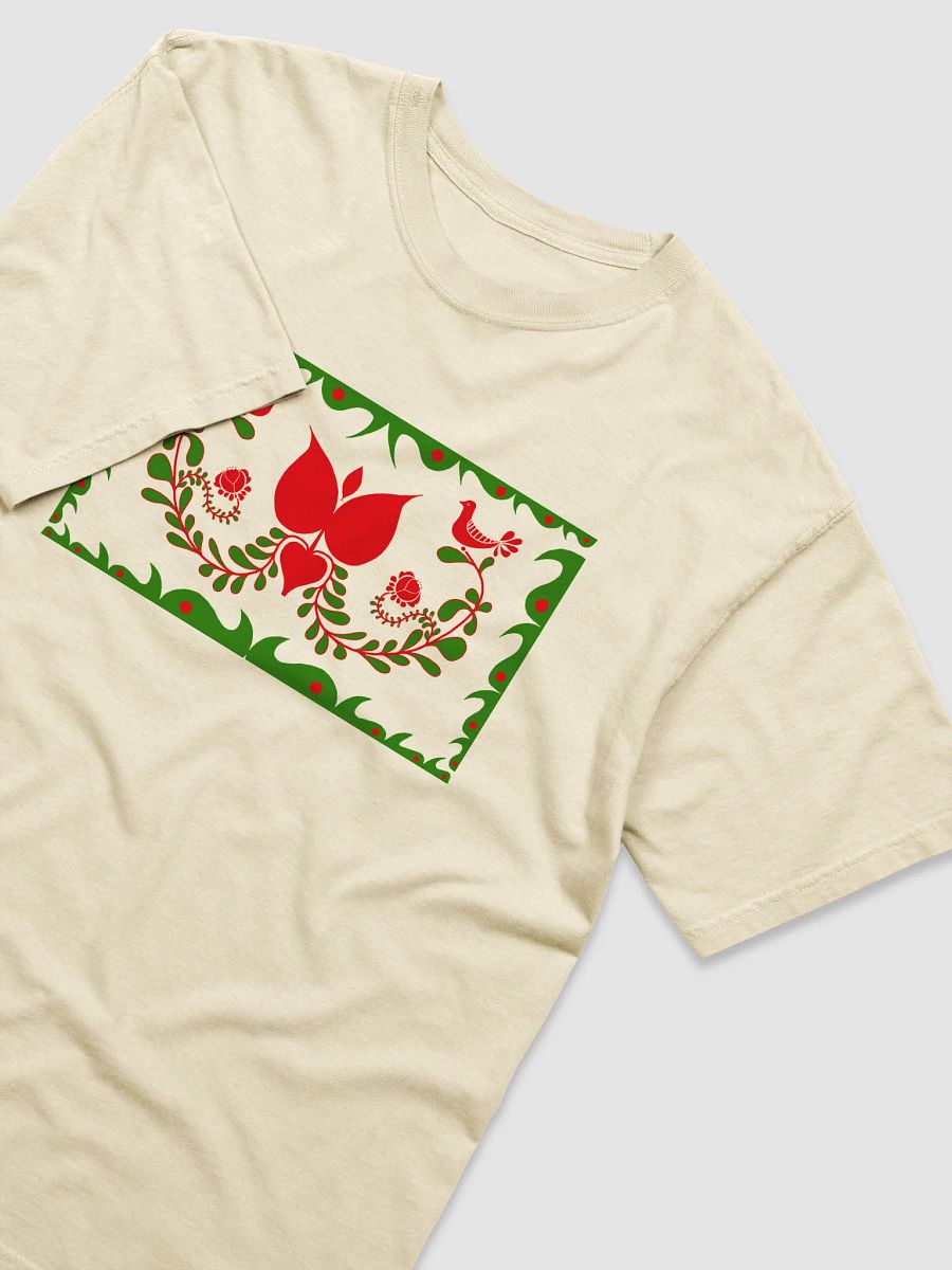 Hungarian Floral Bird Design T-Shirt product image (3)