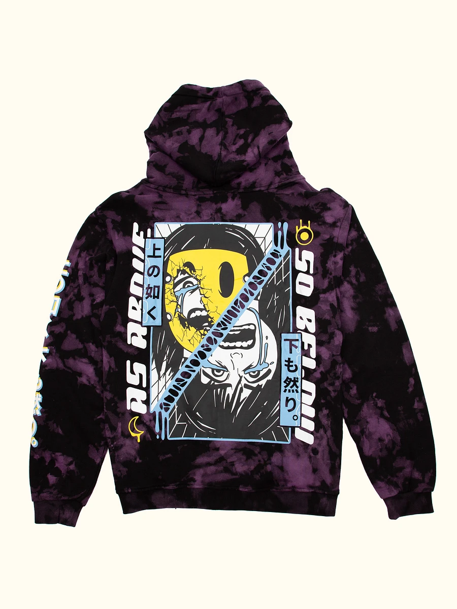 As Above So Below - Tie Dye Zip Hoodie product image (1)