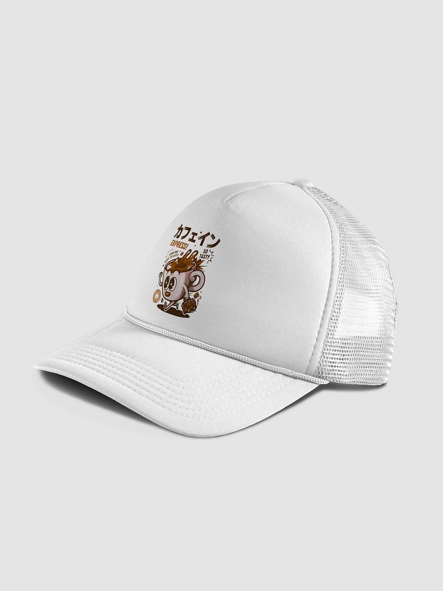 Morning Coffee Retro Cartoon Espresso Coffee Trucker Hat product image (32)