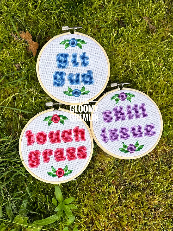Skill Issue - Cross Stitch Pattern product image (2)