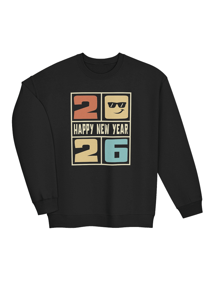 2026 Happy New Year Sunglasses Crewneck | Cozy & Festive product image (2)