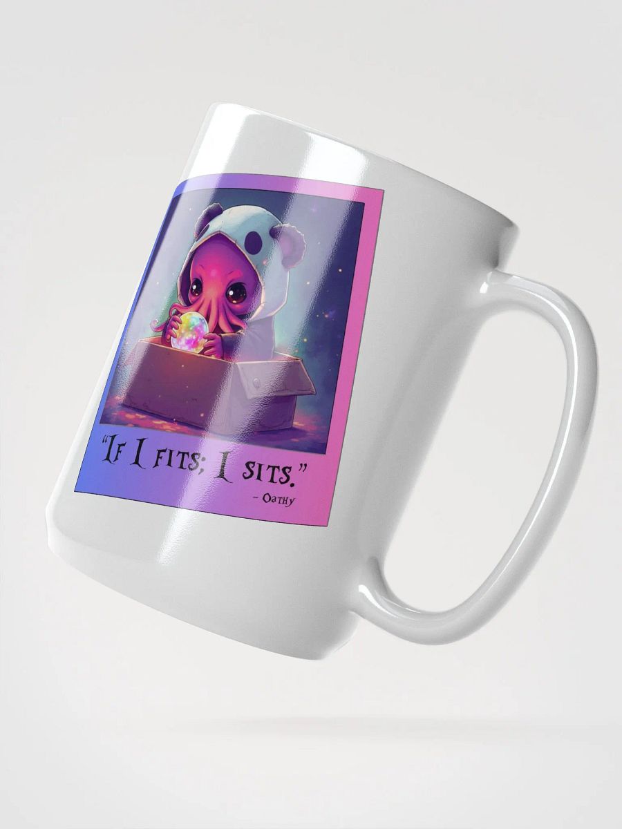 If I Fits; I Sits! White Mug product image (2)