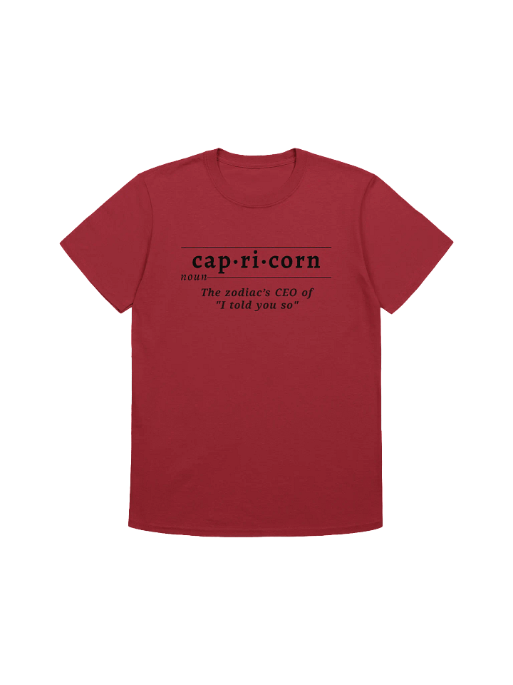 Capricorn Def Unisex Tee v1 product image (1)