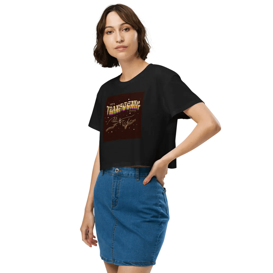 Let's Transcend Crop Tee! product image (5)