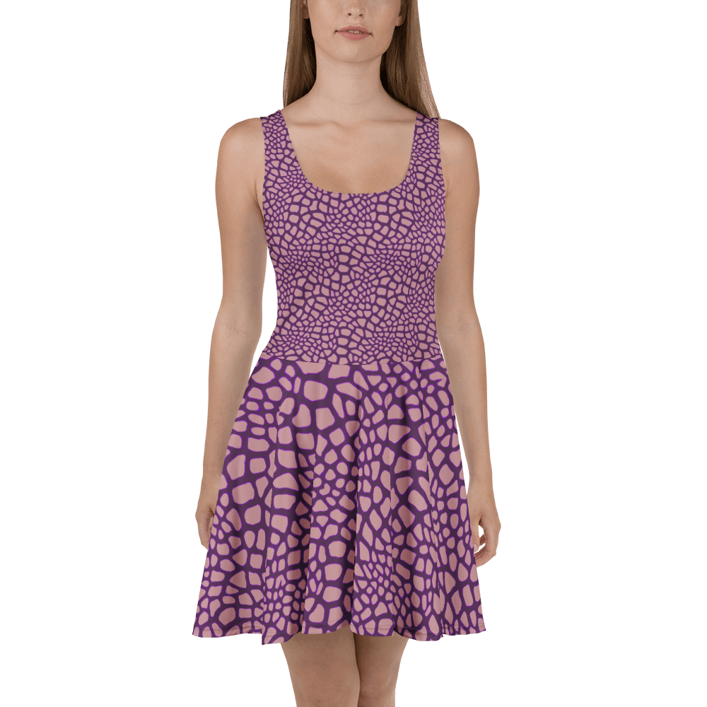 Purple Giraffe Skater Dress product image (2)