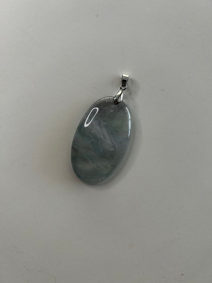 Fluorite Crystal Oval Pendant product image (3)