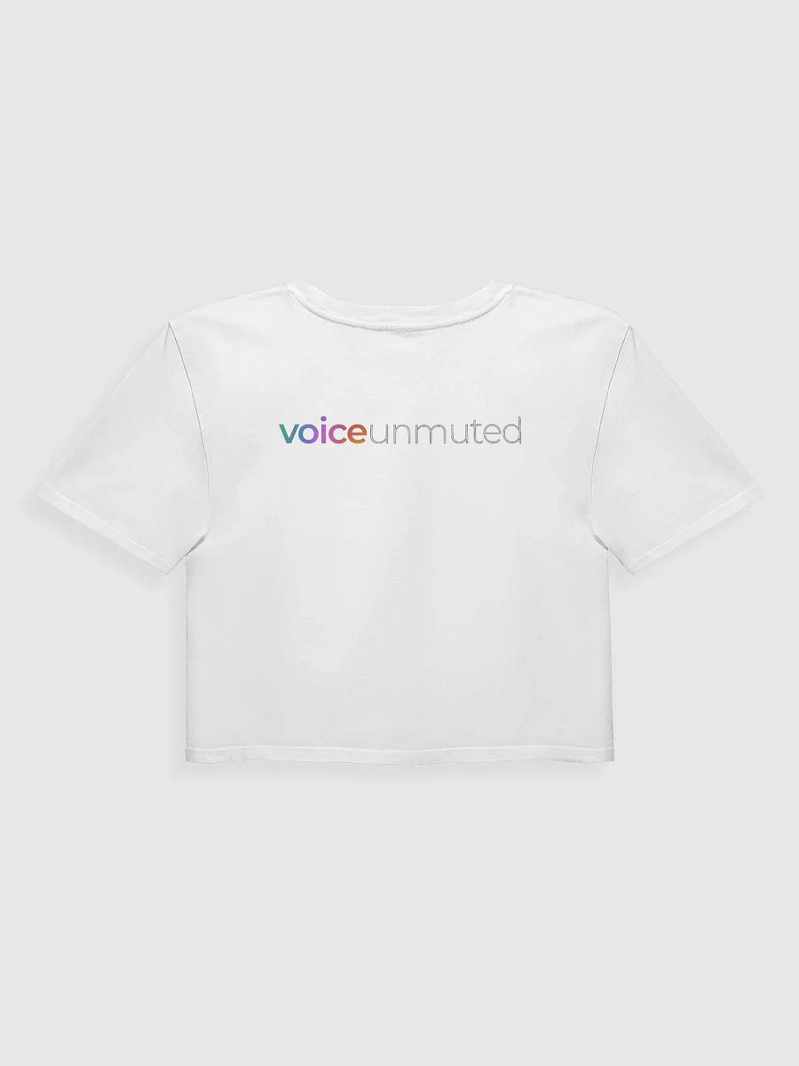 PRIDE voiceuLogo Crop Tee product image (26)