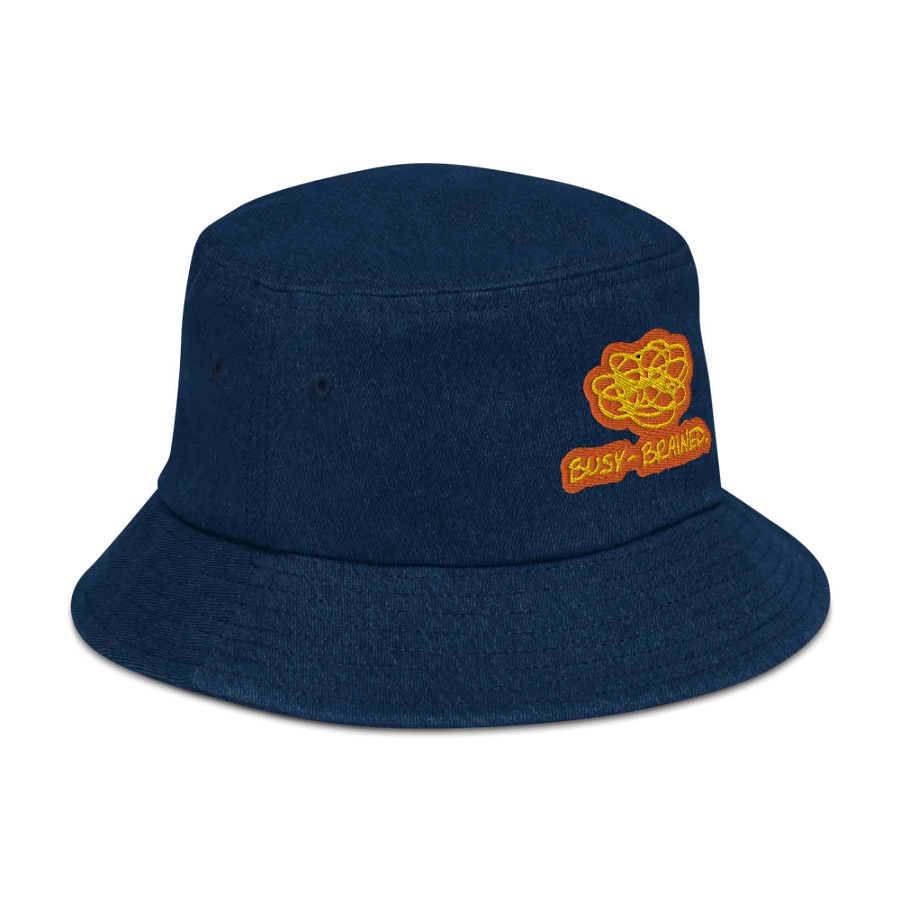 BUSY-BRAINED (solar) denim bucket hat product image (3)