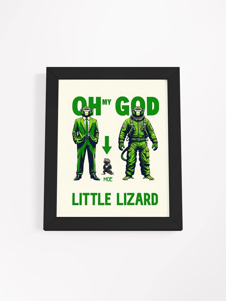 Monkey Astronauts Framed Poster product image (1)