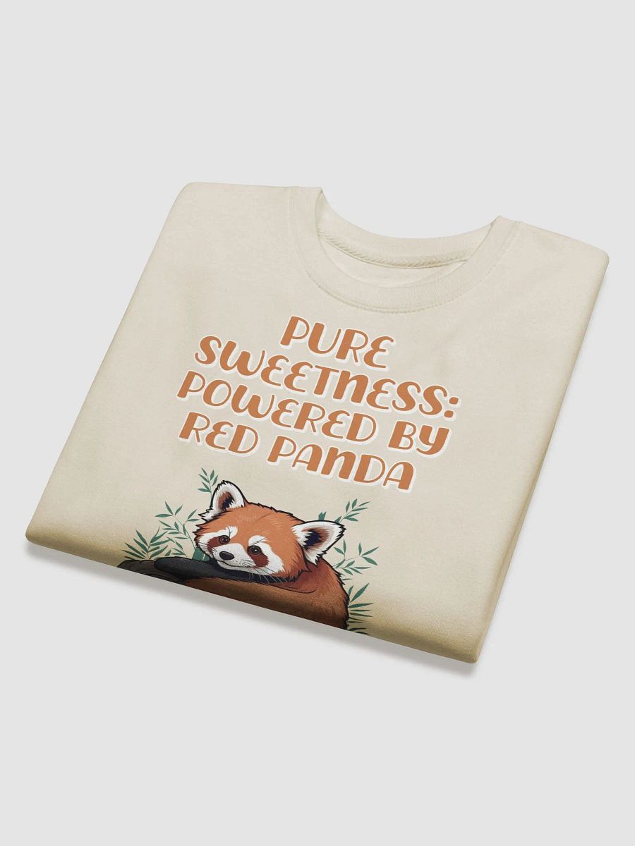 Pure Sweetness: Powered By Red Panda - Cute Animal Design Sweatshirt product image (23)