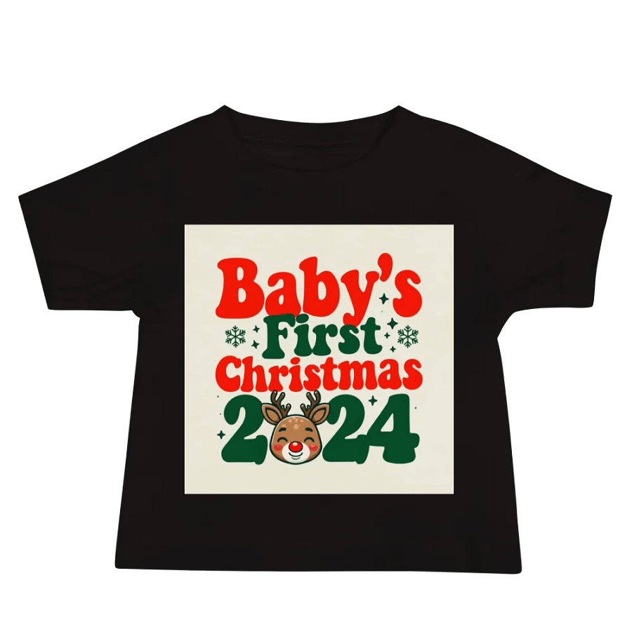 Festive Baby's First Christmas 2024 Tee product image (2)