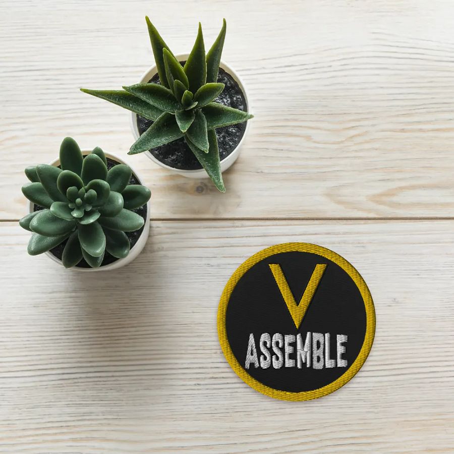 Vibrant V Assemble Embroidered Patch product image (5)