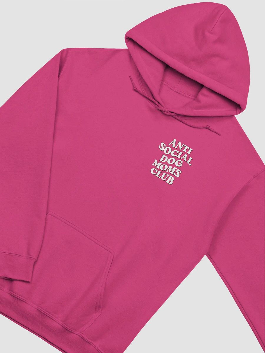 Anti Social Dog Moms Club Retro Checkerboard Hooded Sweatshirt | Funny Introvert Checkered Hoodie for Dog Moms product image (7)